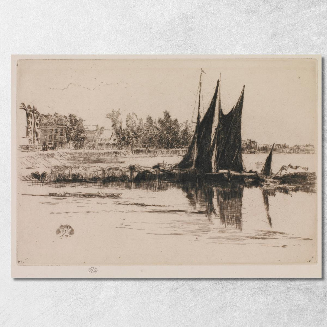 Hurlingham 2 James Abbott McNeill Whistler jam50 quadro stampato su tela