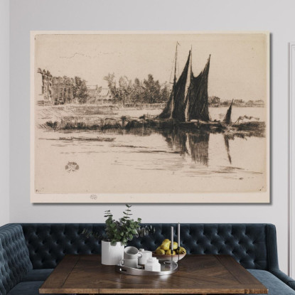 Hurlingham 2 James Abbott McNeill Whistler jam50 quadro stampato su tela