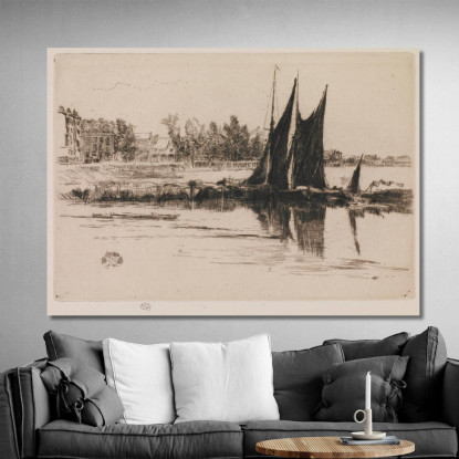 Hurlingham 2 James Abbott McNeill Whistler jam50 quadro stampato su tela