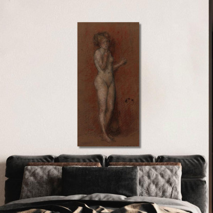 Piccolo Nudo James Abbott McNeill Whistler jam56 quadro stampato su tela