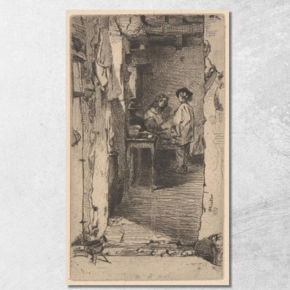 Piccoli Raccoglitori Di Stracci James Abbott McNeill Whistler jam57 quadro stampato su tela