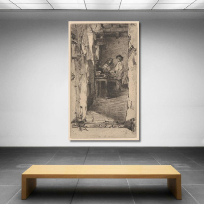 Piccoli Raccoglitori Di Stracci James Abbott McNeill Whistler jam57 quadro stampato su tela