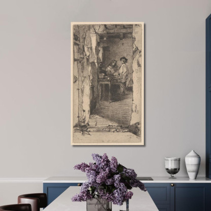 Piccoli Raccoglitori Di Stracci James Abbott McNeill Whistler jam57 quadro stampato su tela