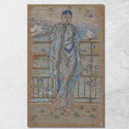Gloria Mattutina James Abbott McNeill Whistler jam62 quadro stampato su tela