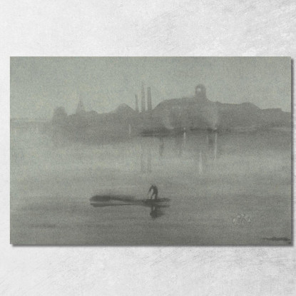 Notturno 3 James Abbott McNeill Whistler jam64 quadro stampato su tela