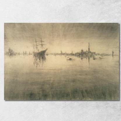 Notturno James Abbott McNeill Whistler jam68 quadro stampato su tela