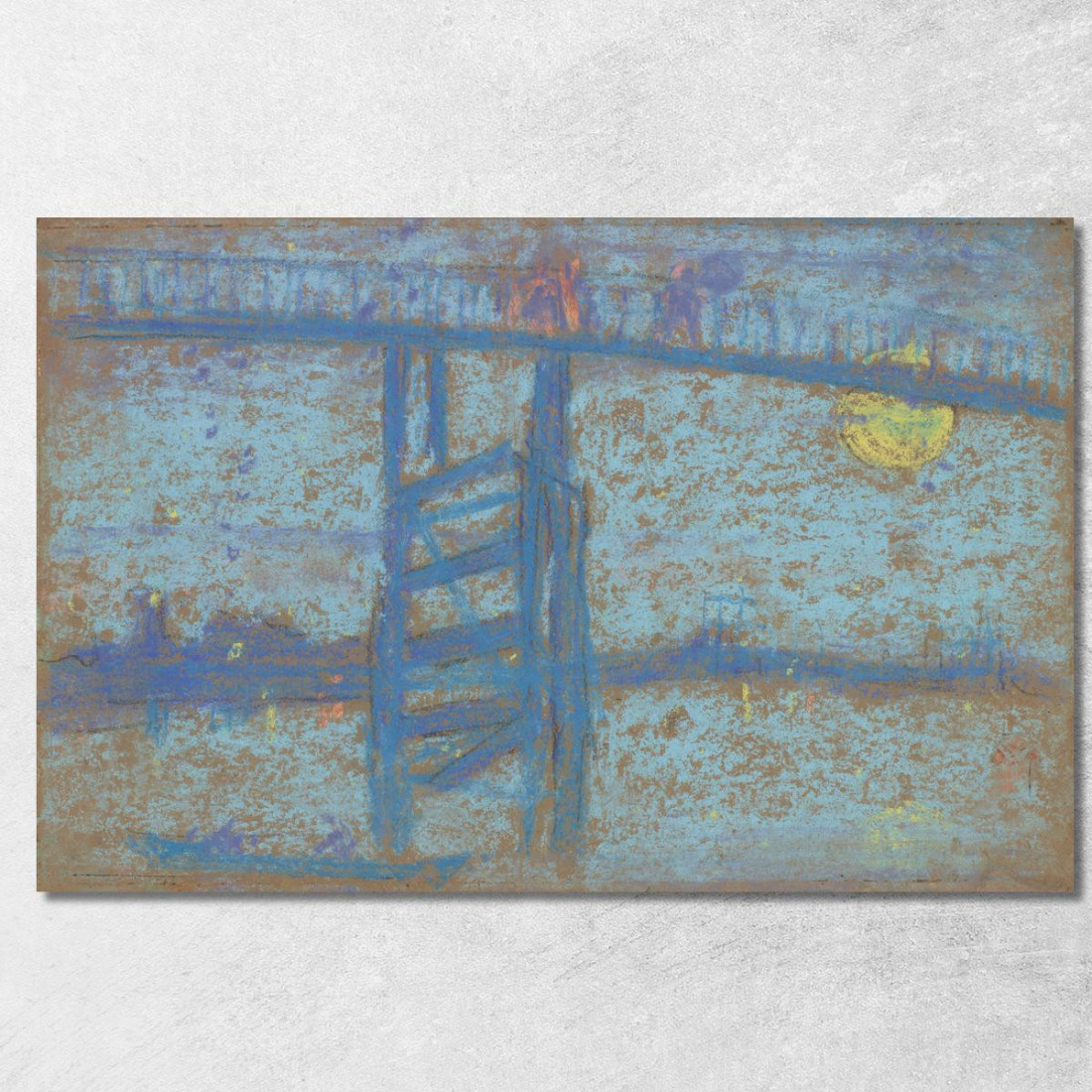 Notturno Ponte Di Battersea James Abbott McNeill Whistler jam69 quadro stampato su tela