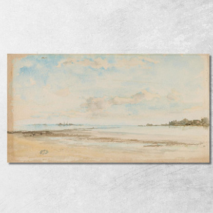 Nota In Blu E Opale Jersey James Abbott McNeill Whistler jam76 quadro stampato su tela