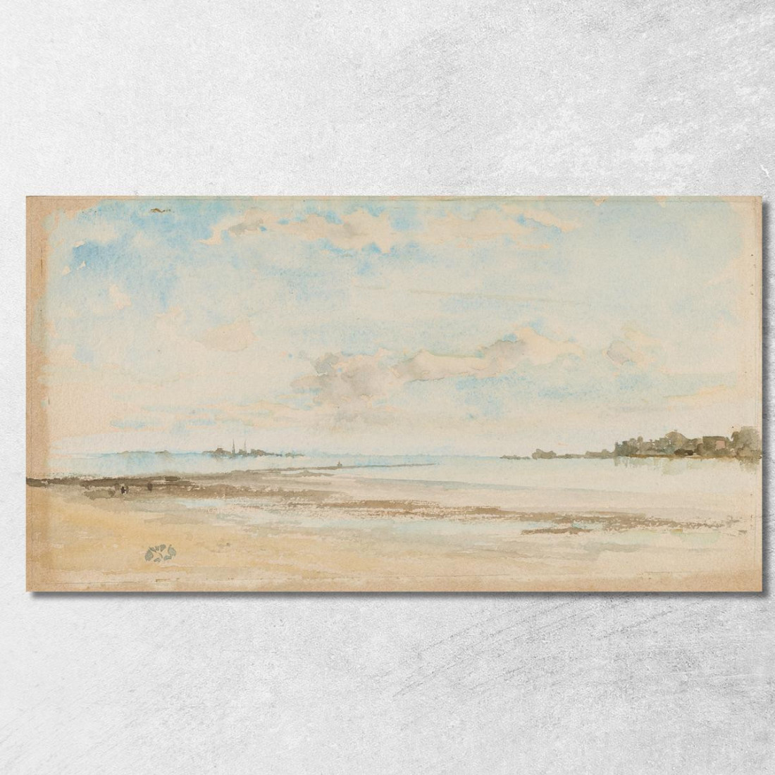 Nota In Blu E Opale Jersey James Abbott McNeill Whistler jam76 quadro stampato su tela