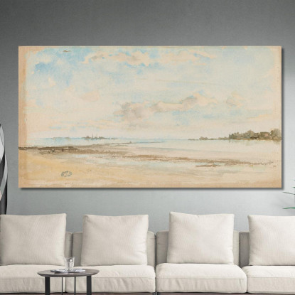 Nota In Blu E Opale Jersey James Abbott McNeill Whistler jam76 quadro stampato su tela