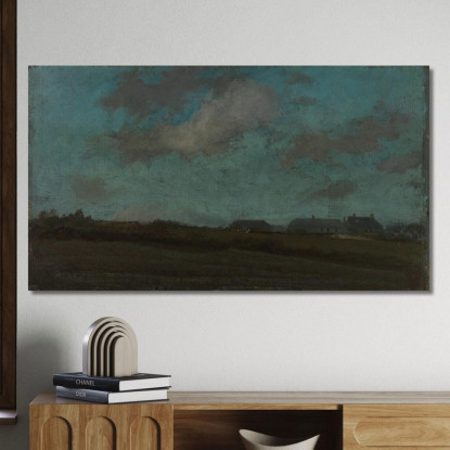 Nota In Blu E Opale Il Sole E La Nuvola James Abbott McNeill Whistler jam77 quadro stampato su tela