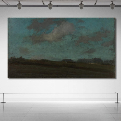 Nota In Blu E Opale Il Sole E La Nuvola James Abbott McNeill Whistler jam77 quadro stampato su tela