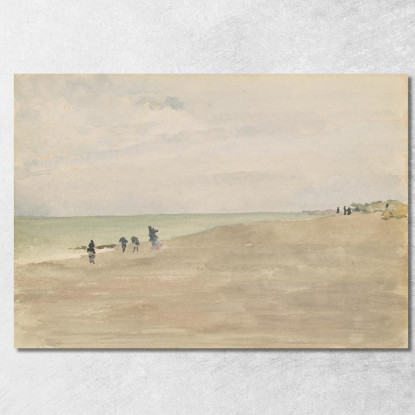 Spiaggia Di Opale James Abbott McNeill Whistler jam80 quadro stampato su tela