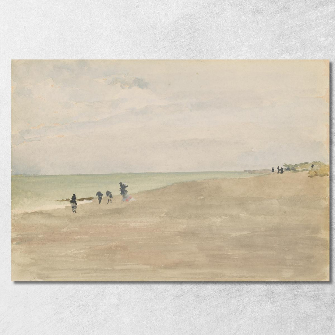 Spiaggia Di Opale James Abbott McNeill Whistler jam80 quadro stampato su tela