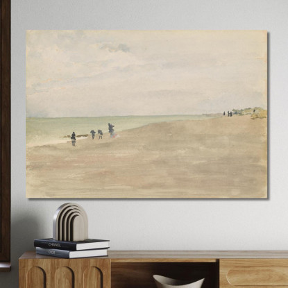 Spiaggia Di Opale James Abbott McNeill Whistler jam80 quadro stampato su tela