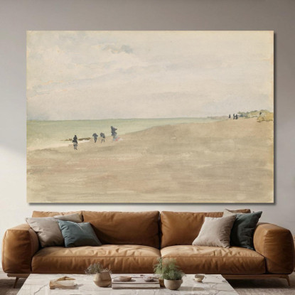Spiaggia Di Opale James Abbott McNeill Whistler jam80 quadro stampato su tela