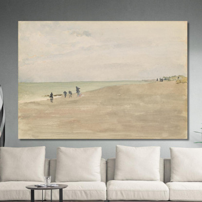 Spiaggia Di Opale James Abbott McNeill Whistler jam80 quadro stampato su tela