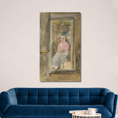 Nota Rosa Sgranando Piselli James Abbott McNeill Whistler jam81 quadro stampato su tela