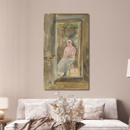 Nota Rosa Sgranando Piselli James Abbott McNeill Whistler jam81 quadro stampato su tela