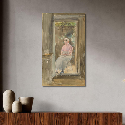 Nota Rosa Sgranando Piselli James Abbott McNeill Whistler jam81 quadro stampato su tela