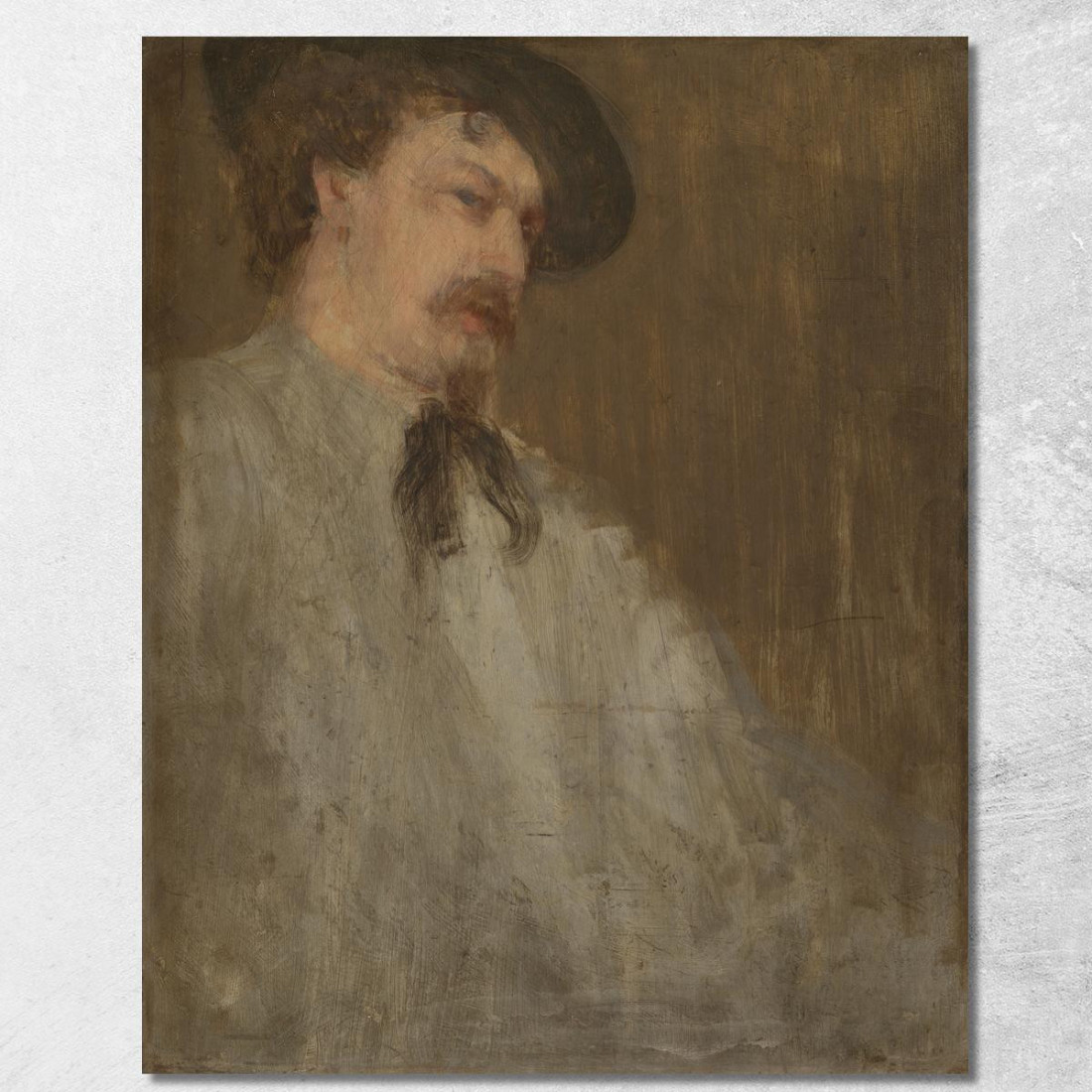 Ritratto Del Dr. William Mcneill Whistler James Abbott McNeill Whistler jam84 quadro stampato su tela