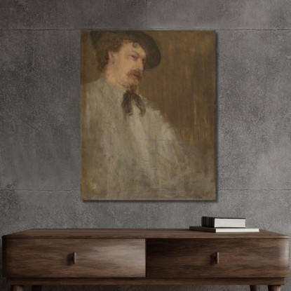 Ritratto Del Dr. William Mcneill Whistler James Abbott McNeill Whistler jam84 quadro stampato su tela