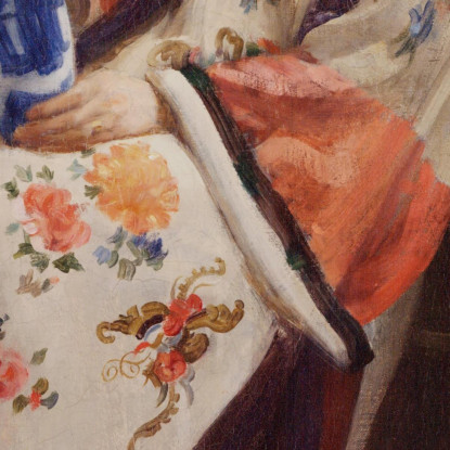 Viola E Rosa - La Lange Leizen Dei Sei Marchi James Abbott McNeill Whistler jam87 quadro stampato su tela