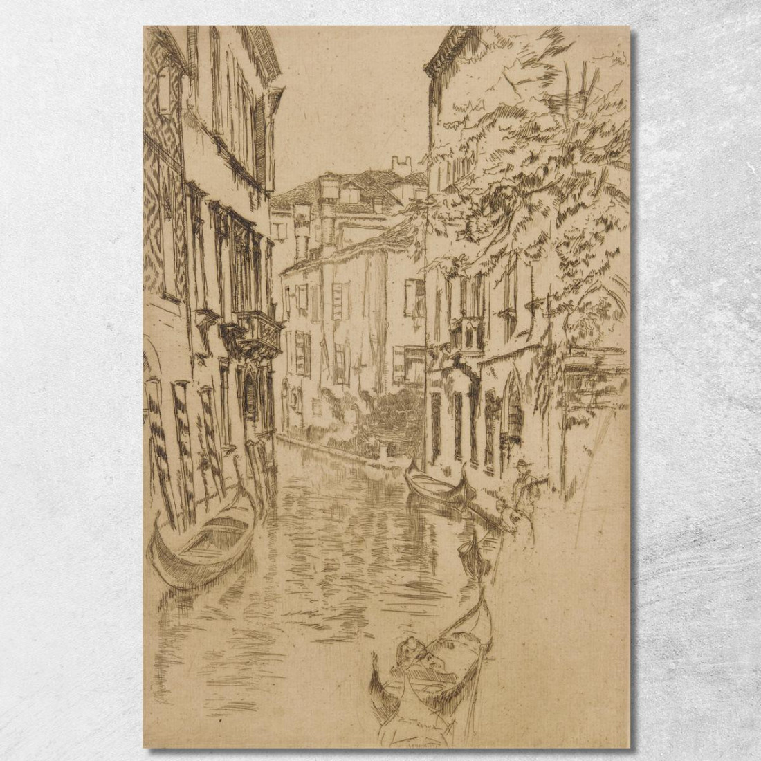 Canale Tranquillo James Abbott McNeill Whistler jam88 quadro stampato su tela