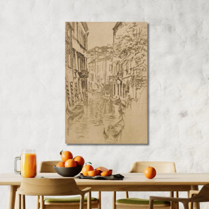 Canale Tranquillo James Abbott McNeill Whistler jam88 quadro stampato su tela