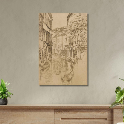 Canale Tranquillo James Abbott McNeill Whistler jam88 quadro stampato su tela