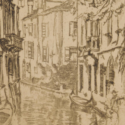 Canale Tranquillo James Abbott McNeill Whistler jam88 quadro stampato su tela