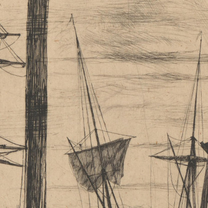 Rotherhithe James Abbott McNeill Whistler jam92 quadro stampato su tela