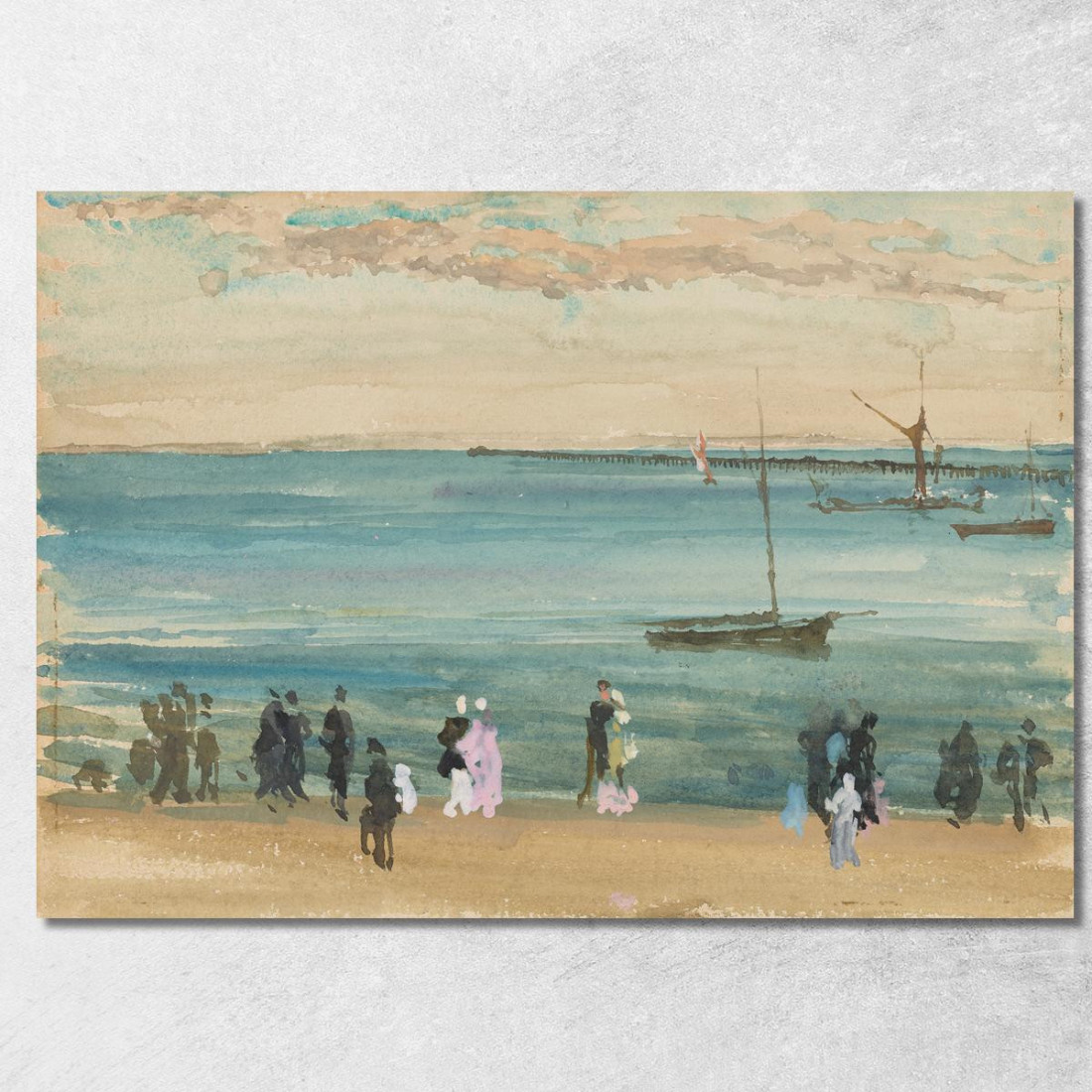 Molo Di Southend 2 James Abbott McNeill Whistler jam97 quadro stampato su tela