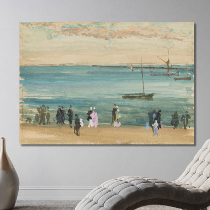 Molo Di Southend 2 James Abbott McNeill Whistler jam97 quadro stampato su tela