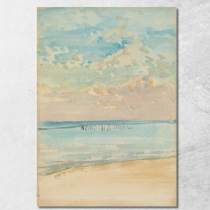 Tramonto A Southend James Abbott McNeill Whistler jam98 quadro stampato su tela