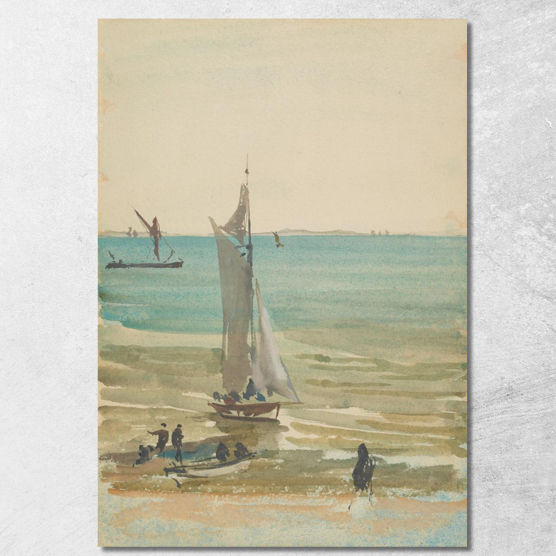 Southend Lo Yacht Da Diporto James Abbott McNeill Whistler jam99 quadro stampato su tela