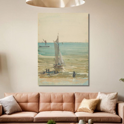 Southend Lo Yacht Da Diporto James Abbott McNeill Whistler jam99 quadro stampato su tela