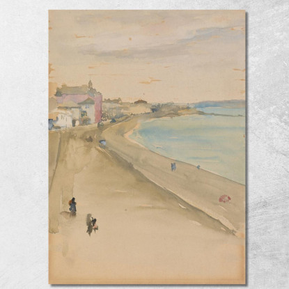 St. Ives Cornovaglia James Abbott McNeill Whistler jam100 quadro stampato su tela