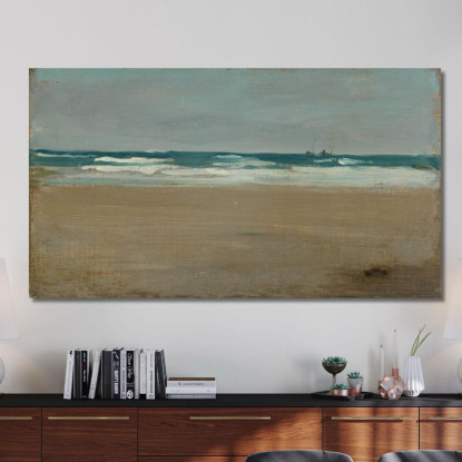 Il Mare In Tempesta James Abbott McNeill Whistler jam111 quadro stampato su tela