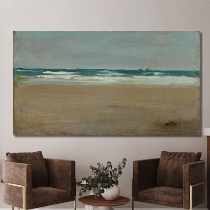 Il Mare In Tempesta James Abbott McNeill Whistler jam111 quadro stampato su tela