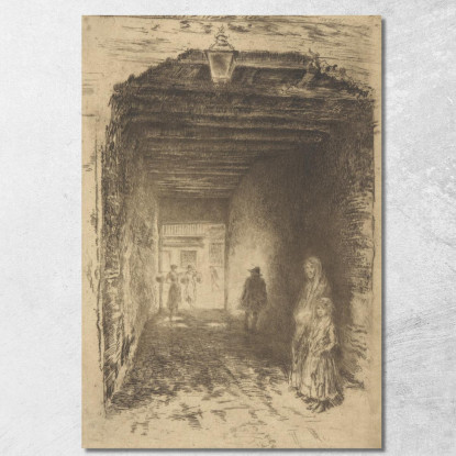 I Mendicanti James Abbott McNeill Whistler jam114 quadro stampato su tela