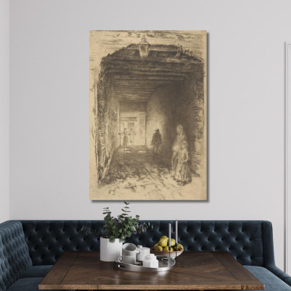 I Mendicanti James Abbott McNeill Whistler jam114 quadro stampato su tela