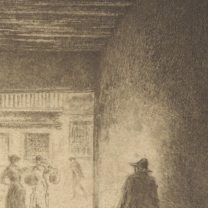 I Mendicanti James Abbott McNeill Whistler jam114 quadro stampato su tela