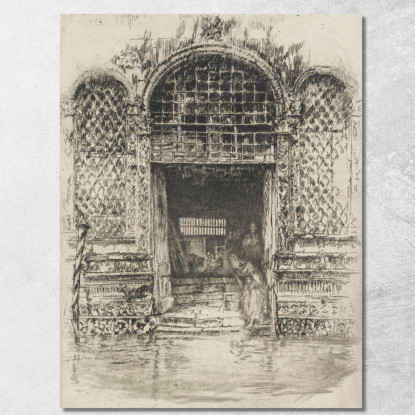 La Porta 2 James Abbott McNeill Whistler jam118 quadro stampato su tela