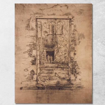 Il Giardino James Abbott McNeill Whistler jam120 quadro stampato su tela
