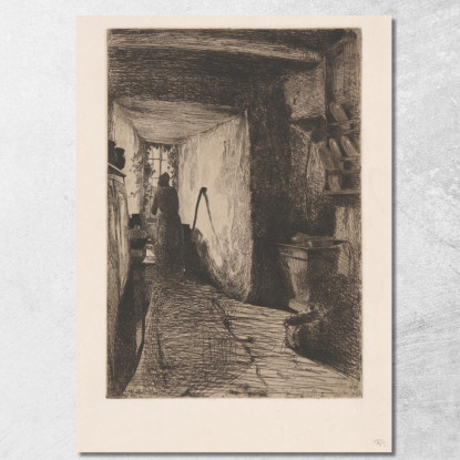 La Cucina 2 James Abbott McNeill Whistler jam122 quadro stampato su tela