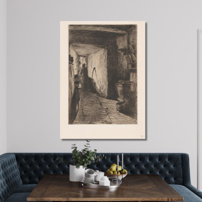 La Cucina 2 James Abbott McNeill Whistler jam122 quadro stampato su tela