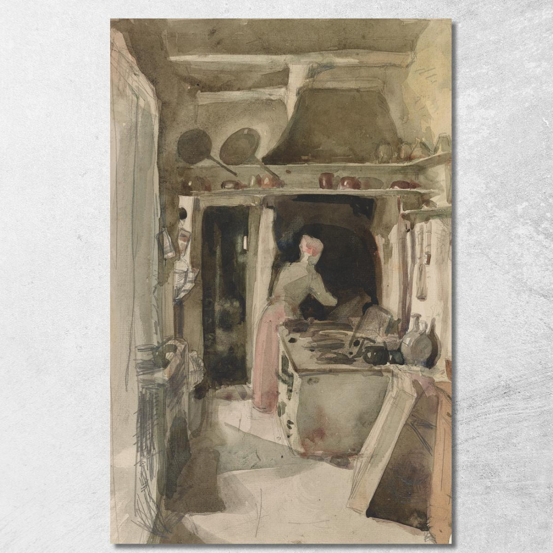 La Cucina James Abbott McNeill Whistler jam123 quadro stampato su tela