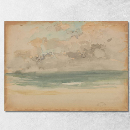 L'Onda Oceanica James Abbott McNeill Whistler jam128 quadro stampato su tela