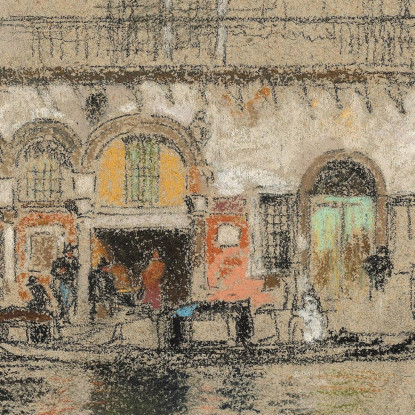 Il Palazzo Bianco E Rosa James Abbott McNeill Whistler jam129 quadro stampato su tela